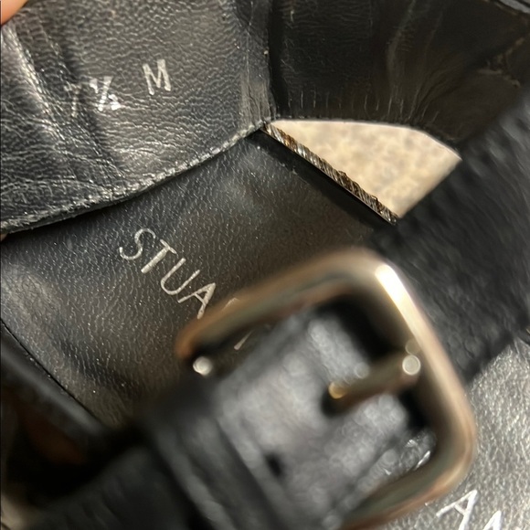 Stuart Weitzman Black and White Women's platform sandals size 7.5 - Picture 6 of 13